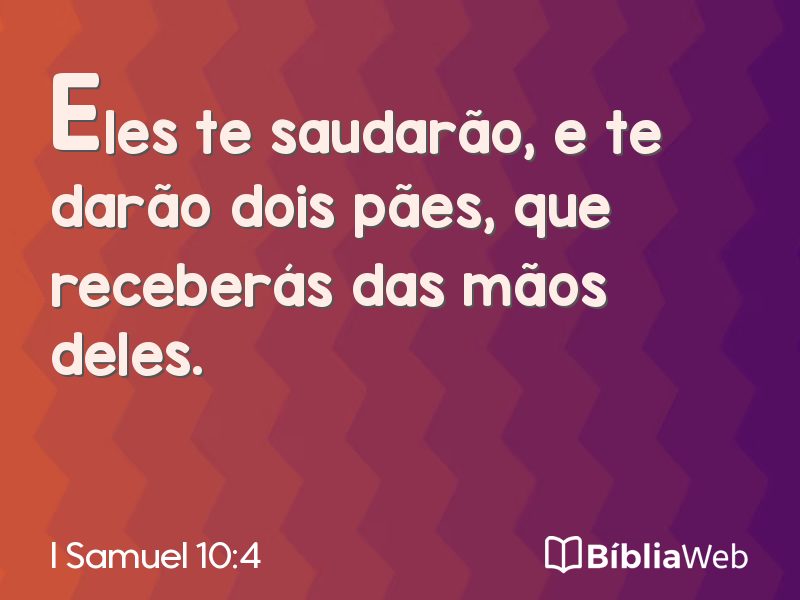I Samuel 10:4 em imagem para compartilhar