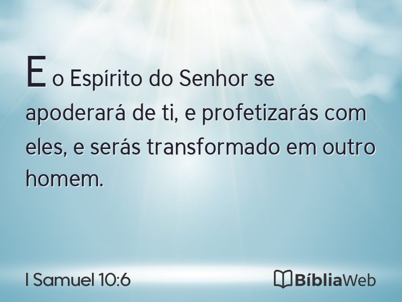 I Samuel 10:6 em imagem para compartilhar