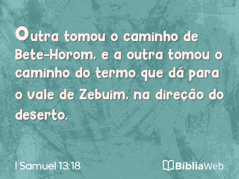 I Samuel 13:18 em imagem para compartilhar