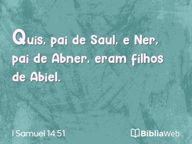 I Samuel 14:51 em imagem para compartilhar
