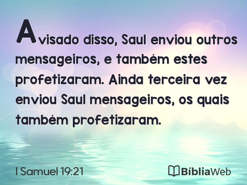 I Samuel 19:21 em imagem para compartilhar