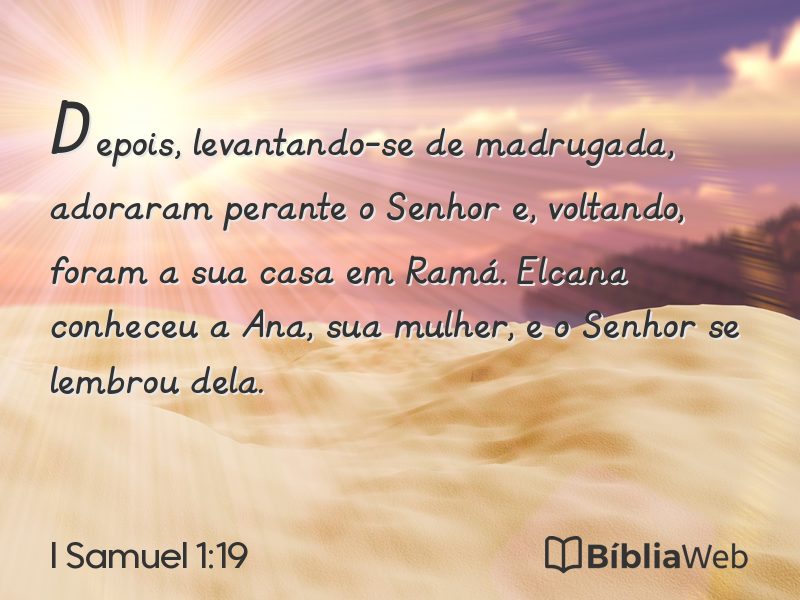 I Samuel 1:19 em imagem para compartilhar