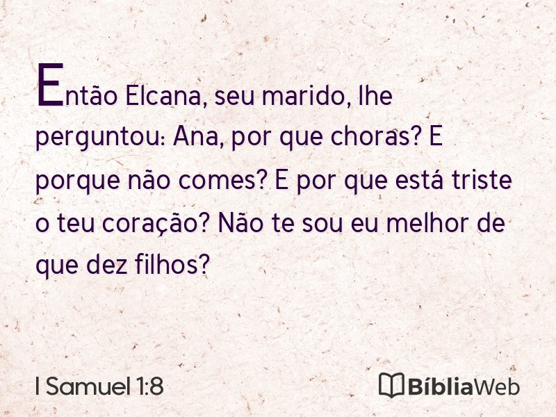 I Samuel 1:8 em imagem para compartilhar