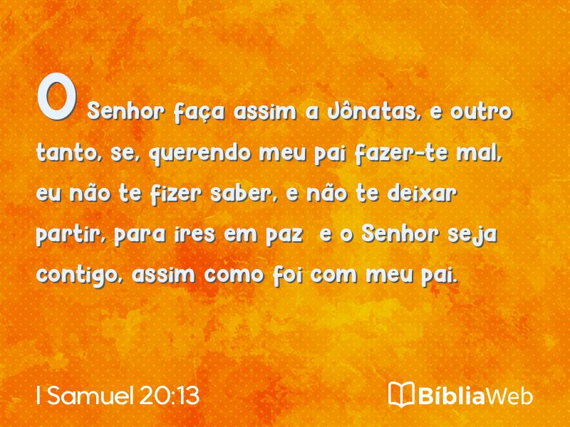 I Samuel 20:13 em imagem para compartilhar