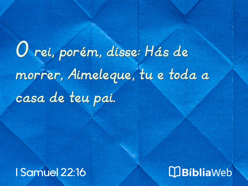 I Samuel 22:16 em imagem para compartilhar