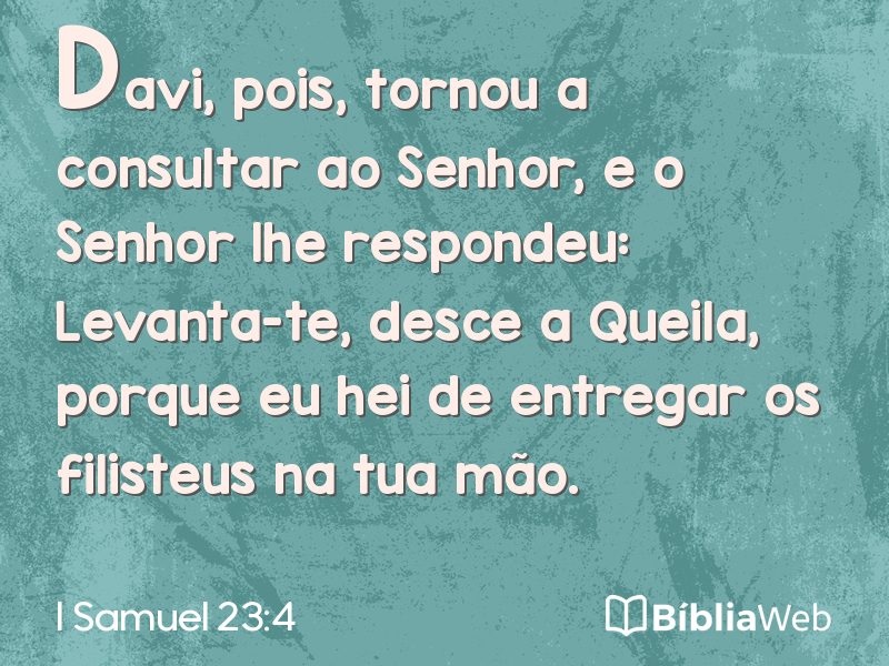 I Samuel 23:4 em imagem para compartilhar