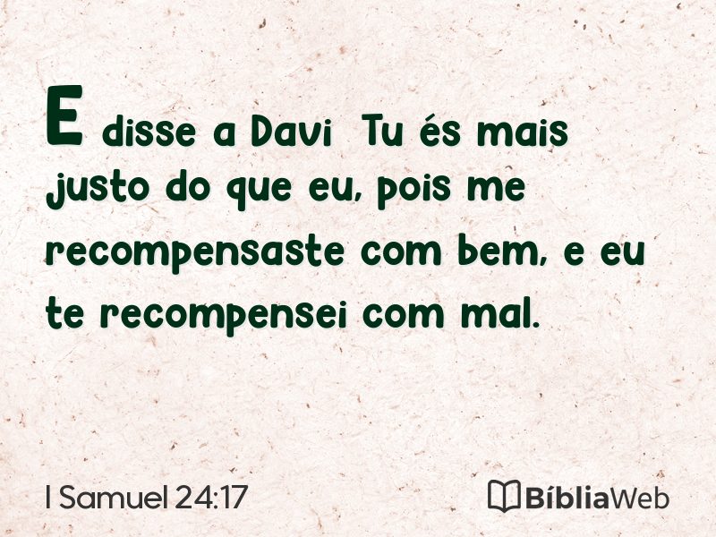 I Samuel 24:17 em imagem para compartilhar