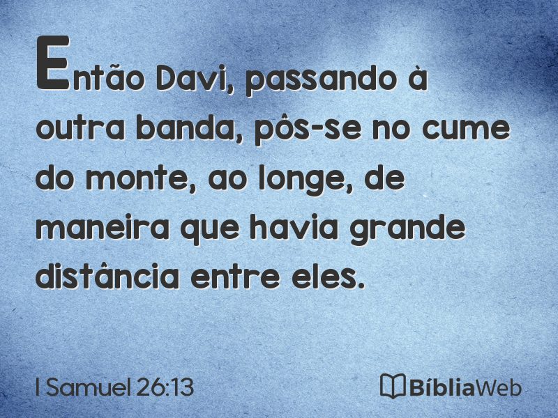 I Samuel 26:13 em imagem para compartilhar