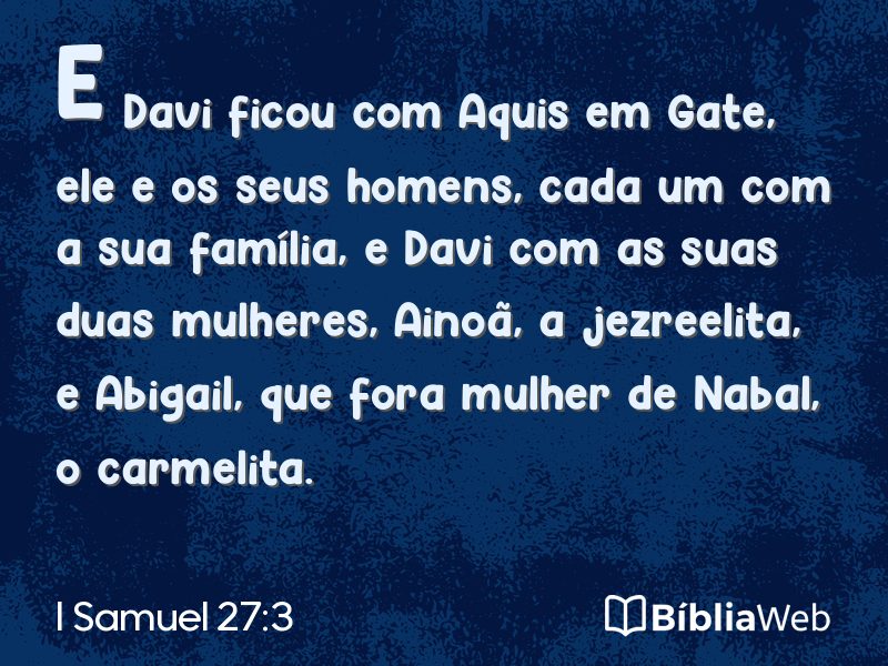 I Samuel 27:3 em imagem para compartilhar