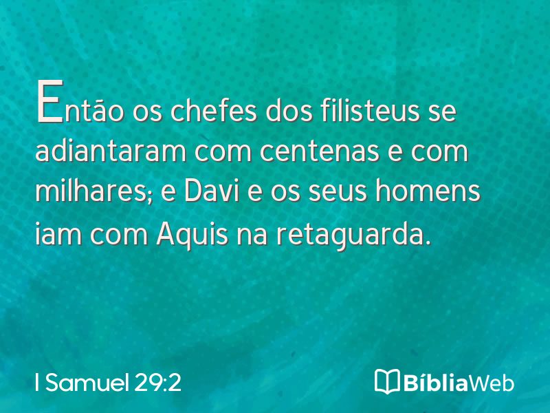 I Samuel 29:2 em imagem para compartilhar