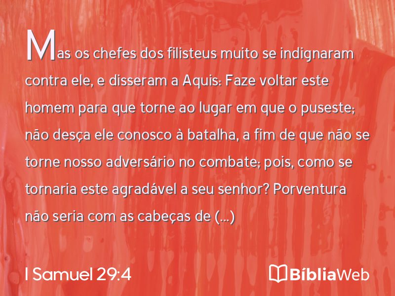 I Samuel 29:4 em imagem para compartilhar