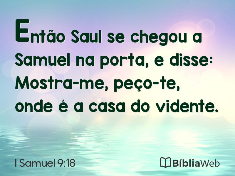 I Samuel 9:18 em imagem para compartilhar