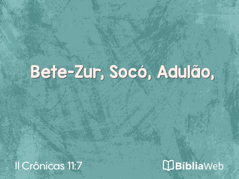 II Crônicas 11:7 em imagem para compartilhar