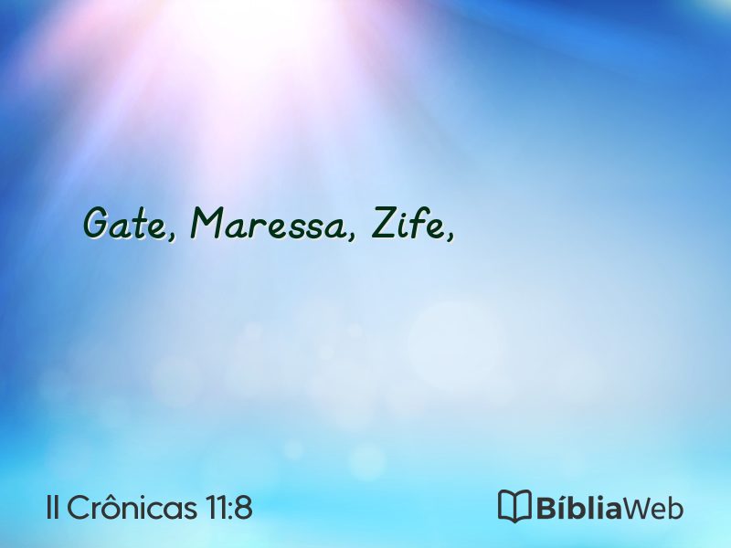 II Crônicas 11:8 em imagem para compartilhar