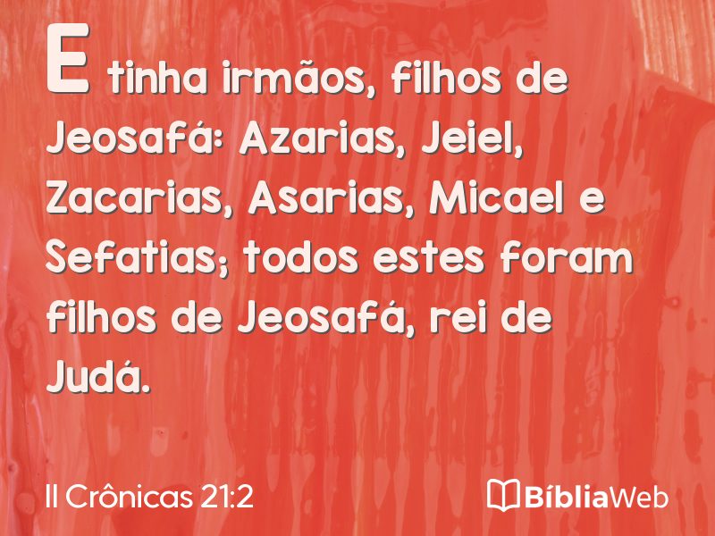 II Crônicas 21:2 em imagem para compartilhar