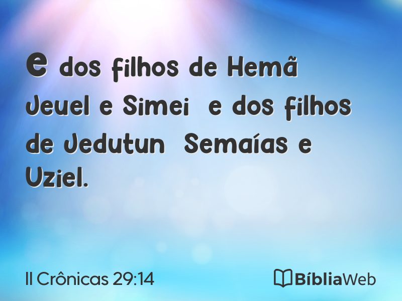 II Crônicas 29:14 em imagem para compartilhar