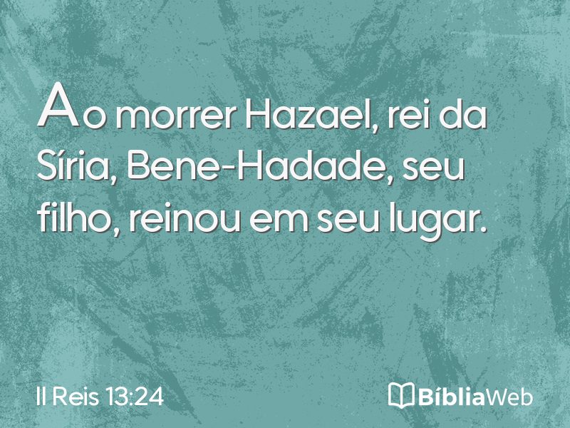 II Reis 13:24 em imagem para compartilhar