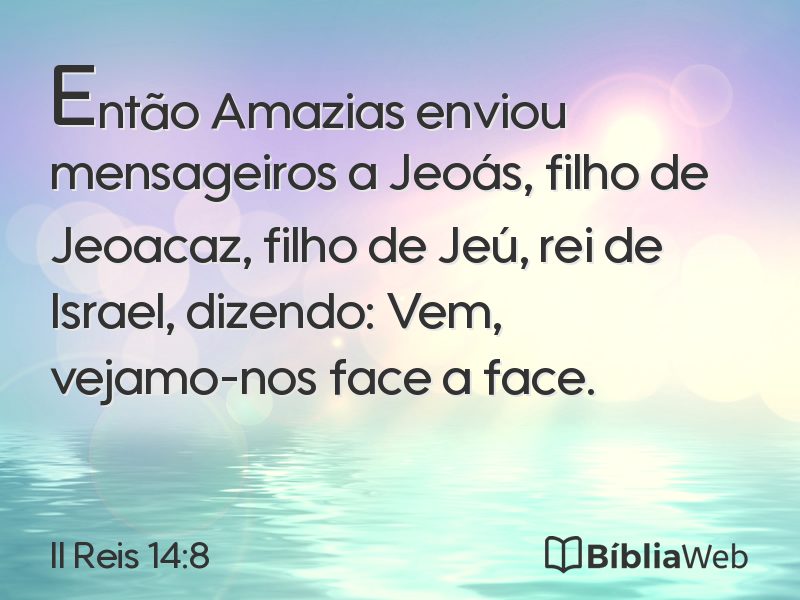II Reis 14:8 em imagem para compartilhar