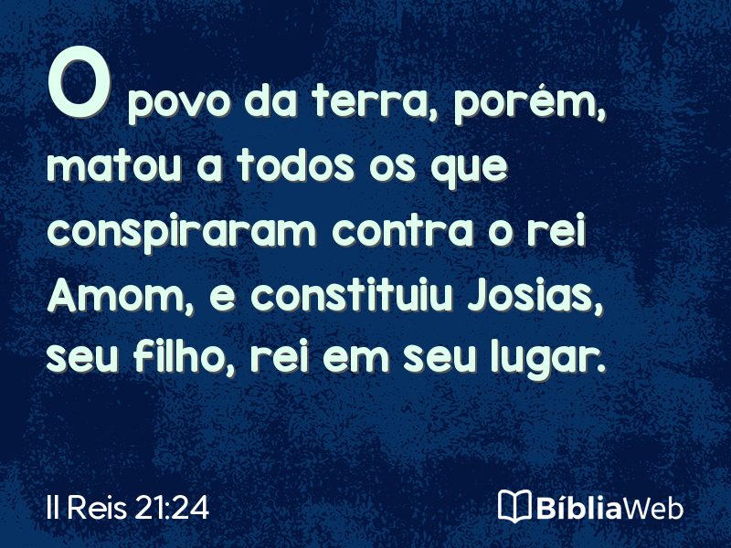 II Reis 21:24 em imagem para compartilhar