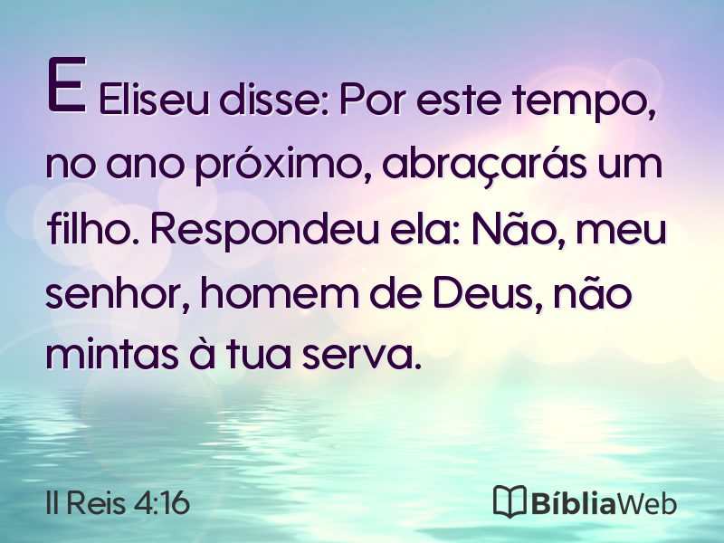 II Reis 4:16 em imagem para compartilhar