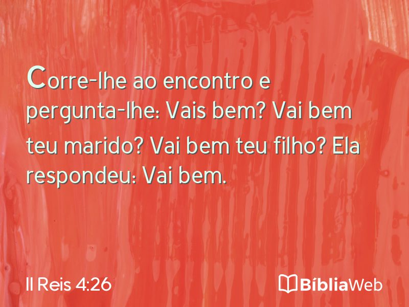 II Reis 4:26 em imagem para compartilhar