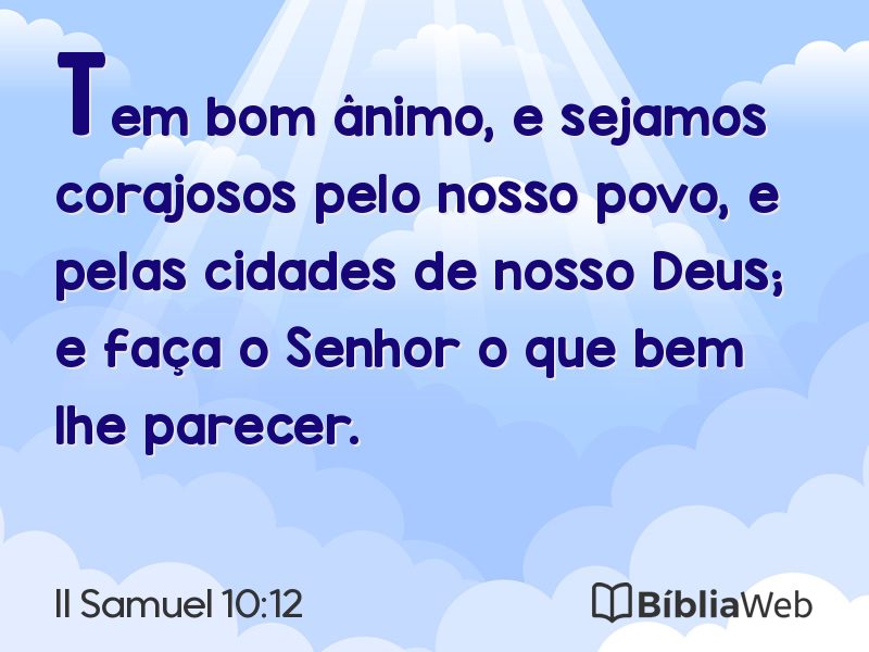 II Samuel 10:12 em imagem para compartilhar