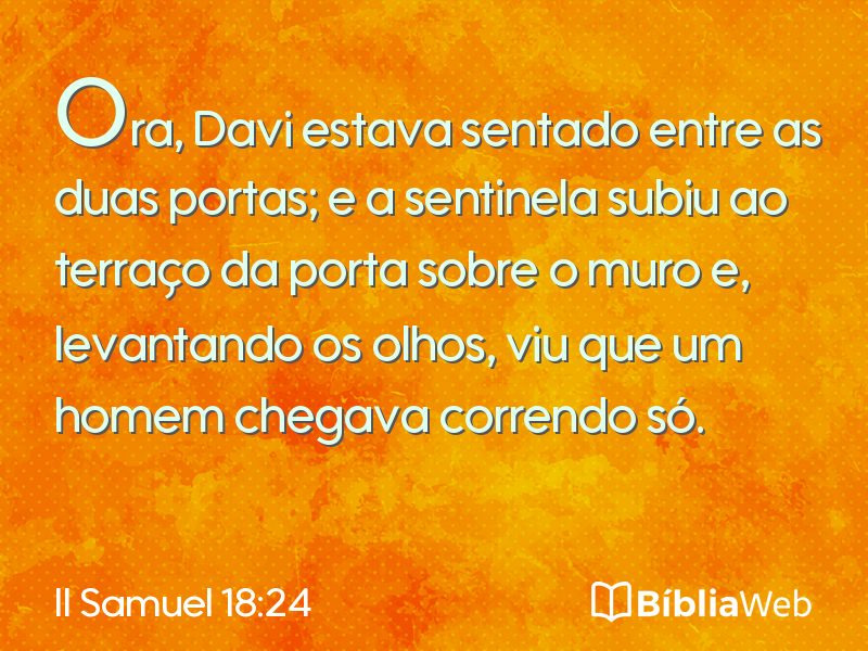 II Samuel 18:24 em imagem para compartilhar