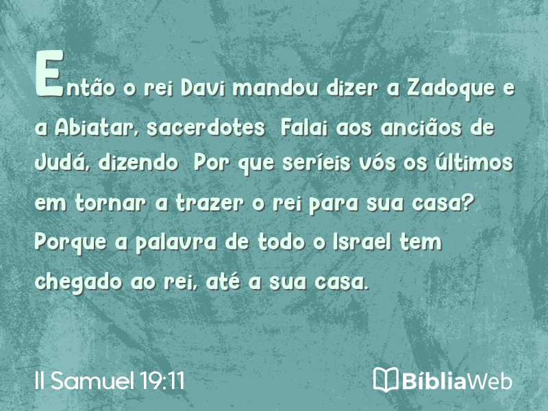 II Samuel 19:11 em imagem para compartilhar