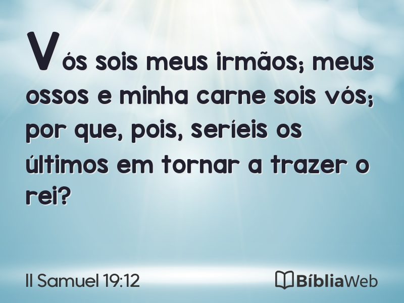 II Samuel 19:12 em imagem para compartilhar