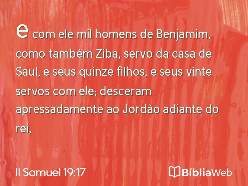 II Samuel 19:17 em imagem para compartilhar