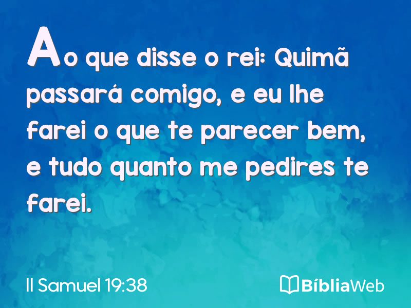 II Samuel 19:38 em imagem para compartilhar