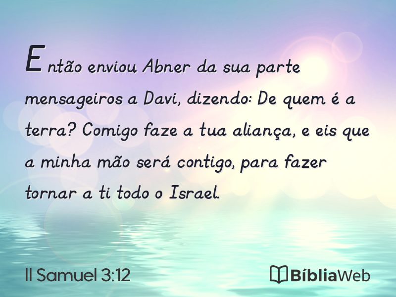 II Samuel 3:12 em imagem para compartilhar