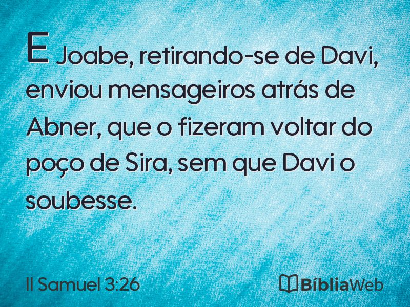 II Samuel 3:26 em imagem para compartilhar