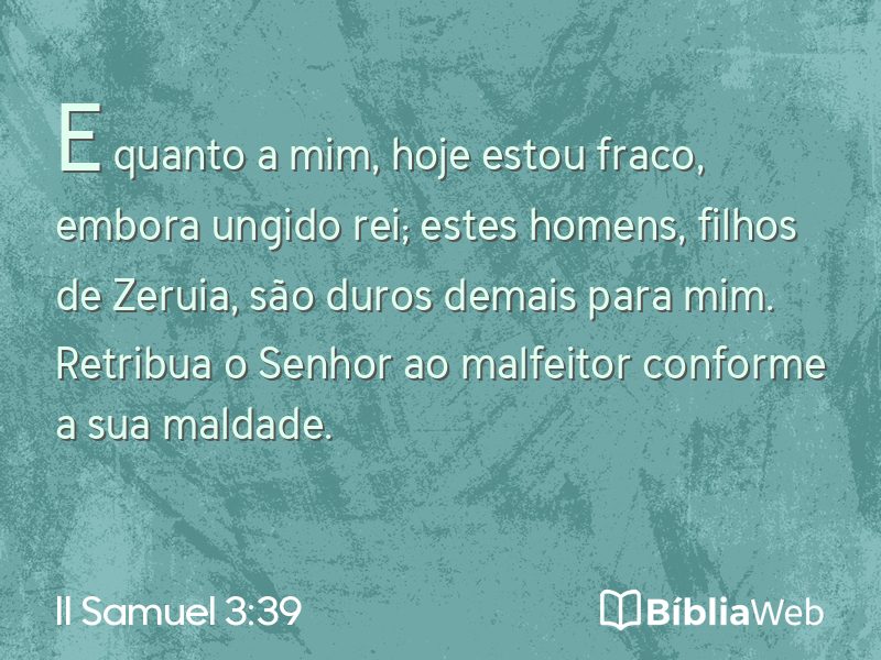 II Samuel 3:39 em imagem para compartilhar