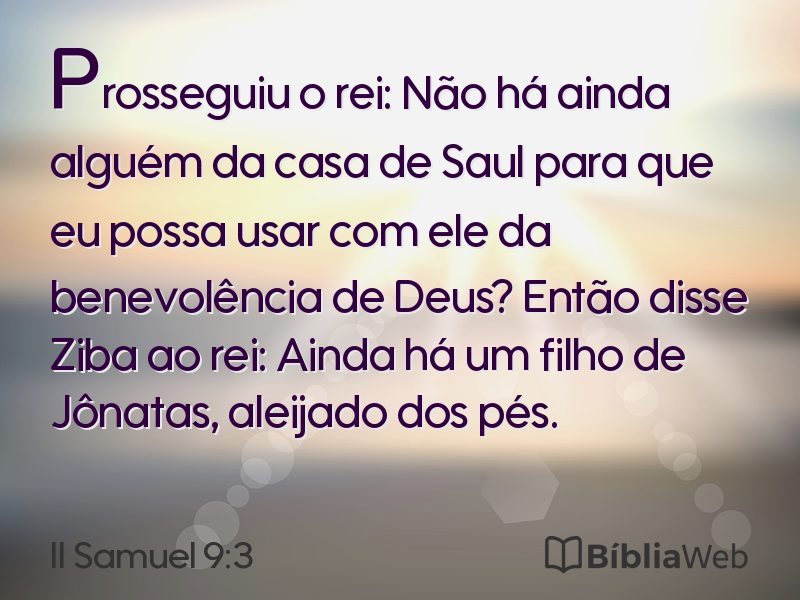 II Samuel 9:3 em imagem para compartilhar