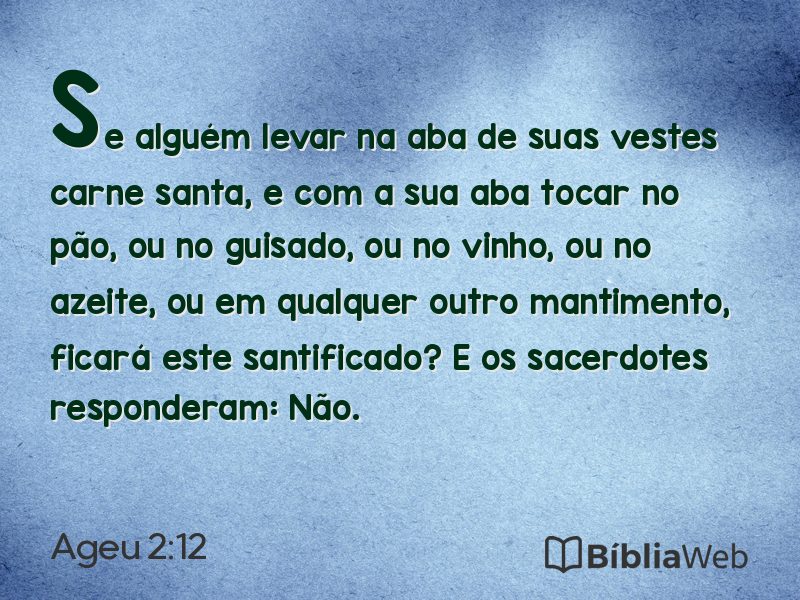 Ageu 2:12 em imagem para compartilhar