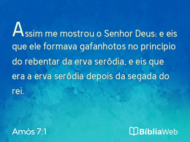 Amós 7:1 em imagem para compartilhar