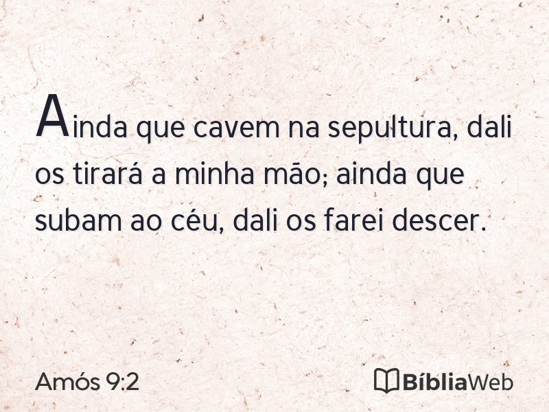 Amós 9:2 em imagem para compartilhar