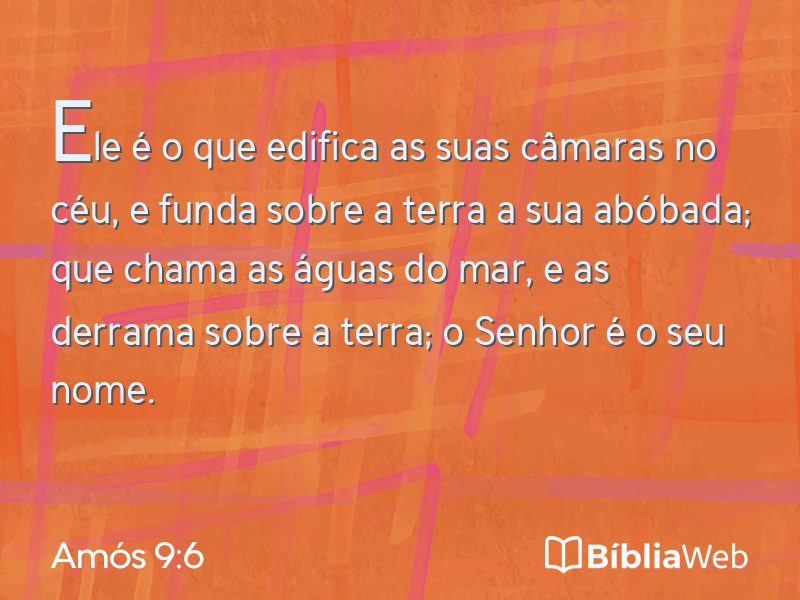 Amós 9:6 em imagem para compartilhar