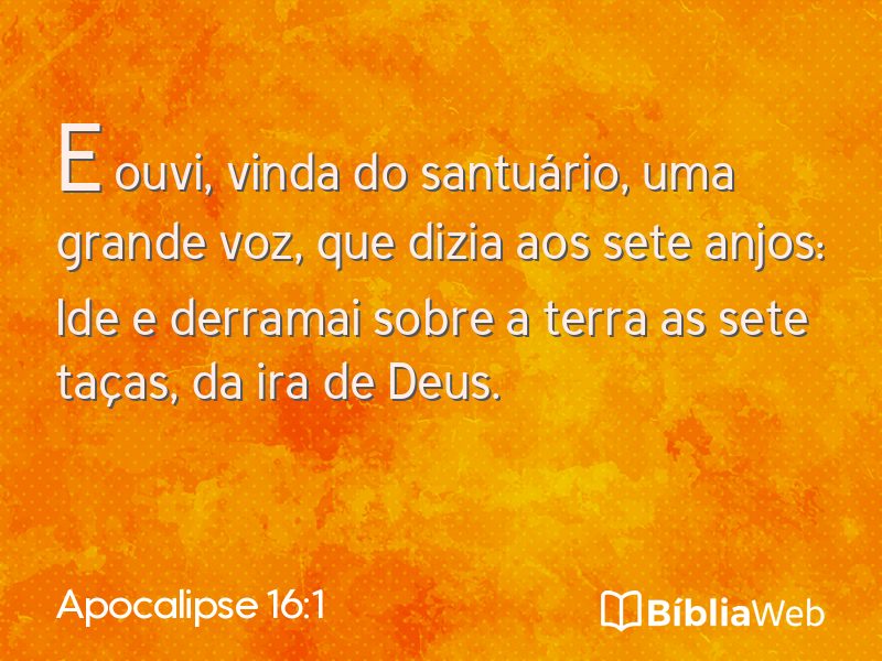 Apocalipse 16:1 em imagem para compartilhar