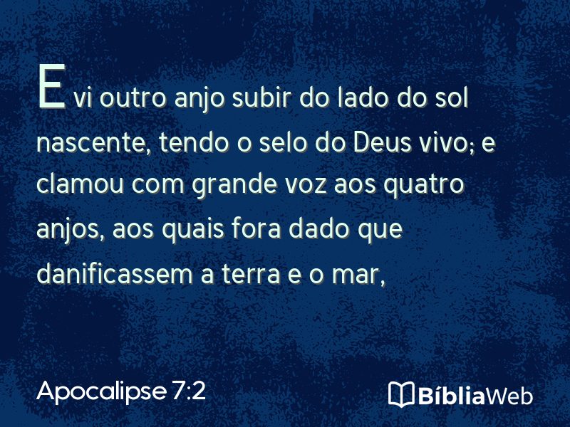 Apocalipse 7:2 em imagem para compartilhar