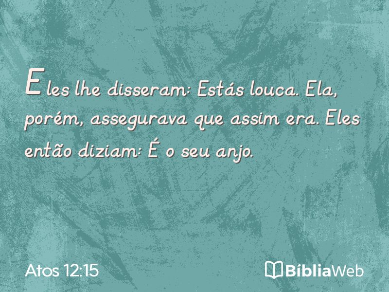 Atos 12:15 em imagem para compartilhar