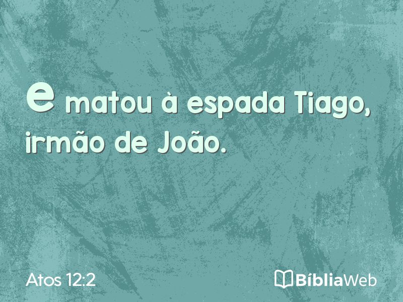 Atos 12:2 em imagem para compartilhar