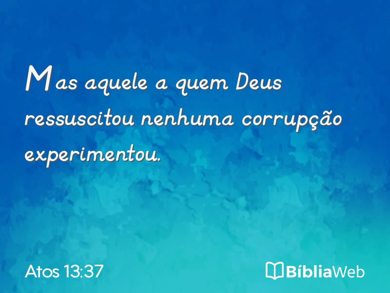 Atos 13:37 em imagem para compartilhar
