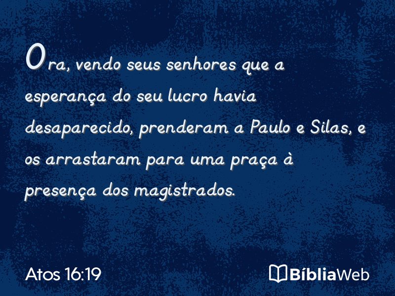 Atos 16:19 em imagem para compartilhar