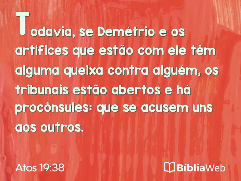 Atos 19:38 em imagem para compartilhar