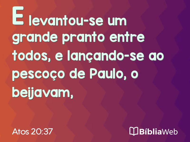 Atos 20:37 em imagem para compartilhar
