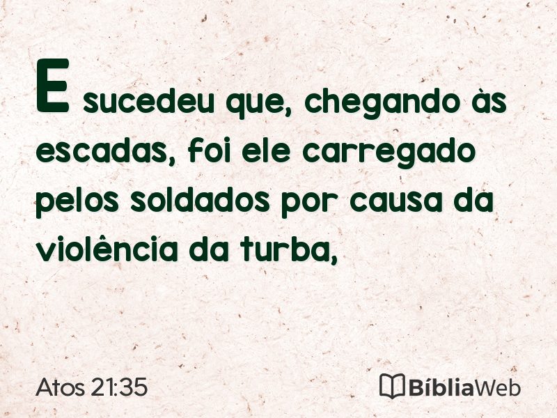 Atos 21:35 em imagem para compartilhar