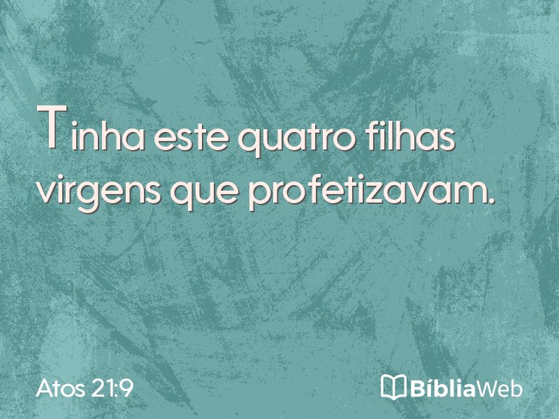 Atos 21:9 em imagem para compartilhar