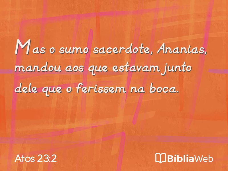 Atos 23:2 em imagem para compartilhar
